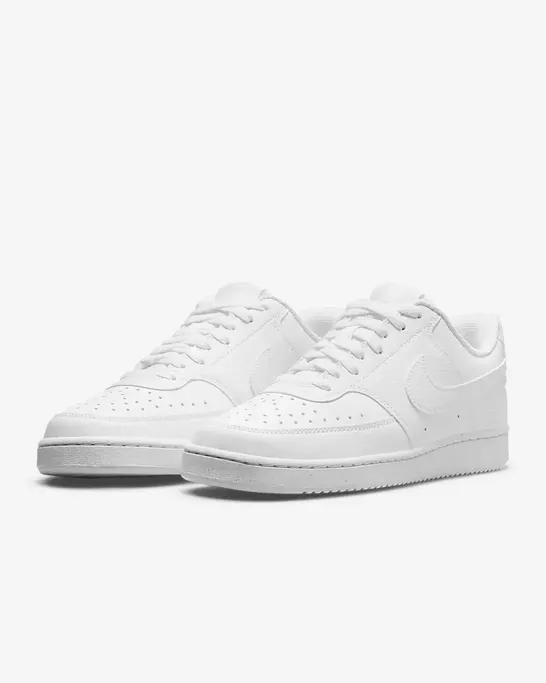 Nike scarpa sneakers da donna Court Vision Low Next Nature DH3158 100 bianco