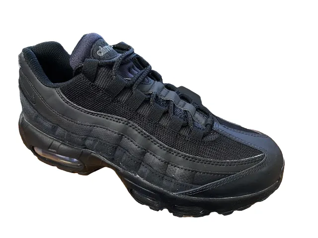 Nike scarpa sneakers da uomo Air Max 95 Essential CI3705 001 nero-grigio scuro