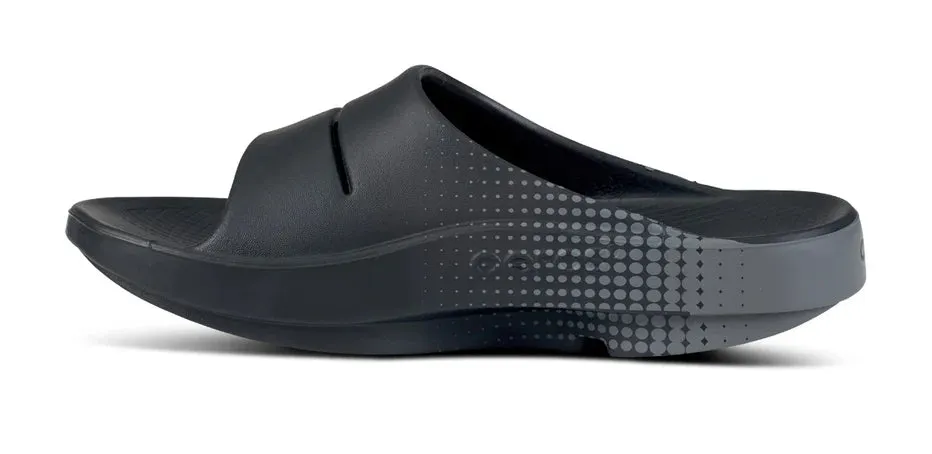 Oofos | OOahh Sport Slide | Unisex | Matrix Black