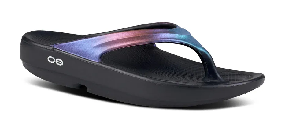 Oofos | OOlala Luxe Sandal | Women's | Midnight Spectre