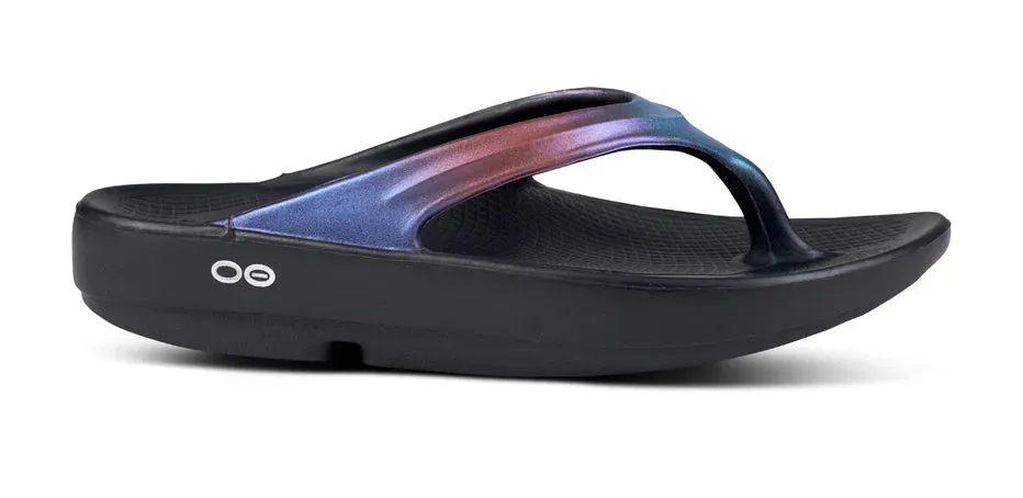 Oofos | OOlala Luxe Sandal | Women's | Midnight Spectre