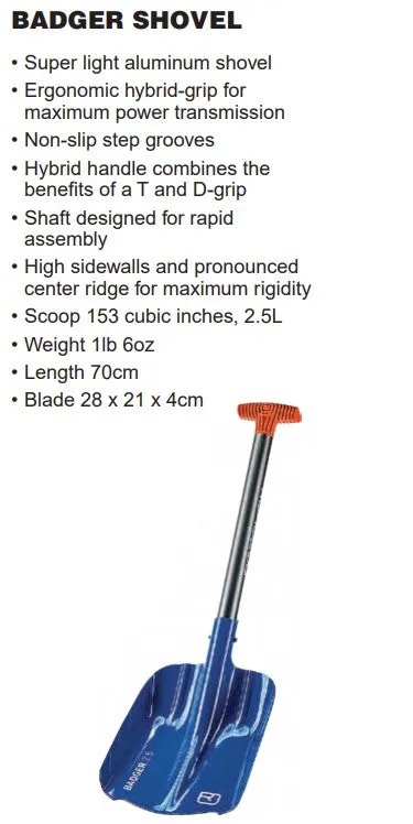 Ortovox Badger Shovel