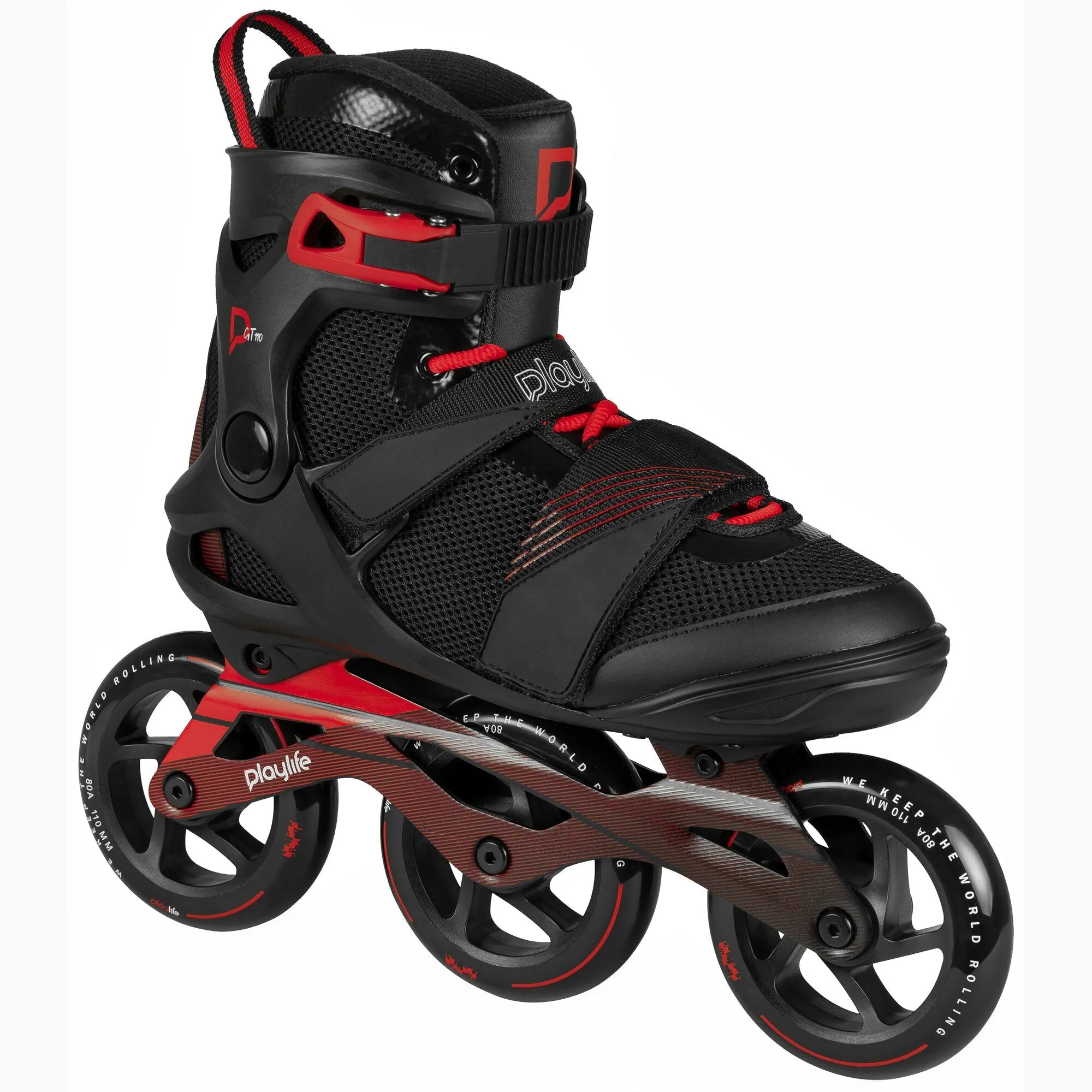 Playlife GT 110 Skate - Black/Red