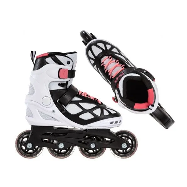 PlayLife Uno White Pink 80 Inline Skates