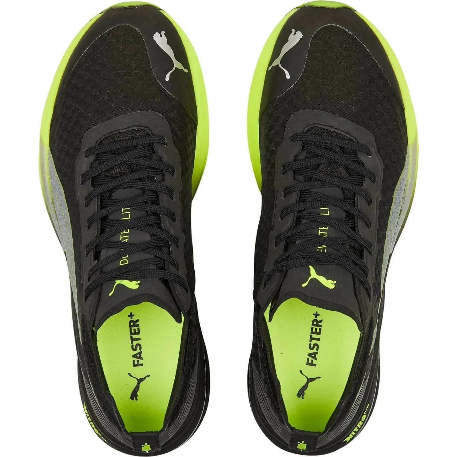 Puma Deviate Nitro Elite Carbon Mens Running Shoes - Black