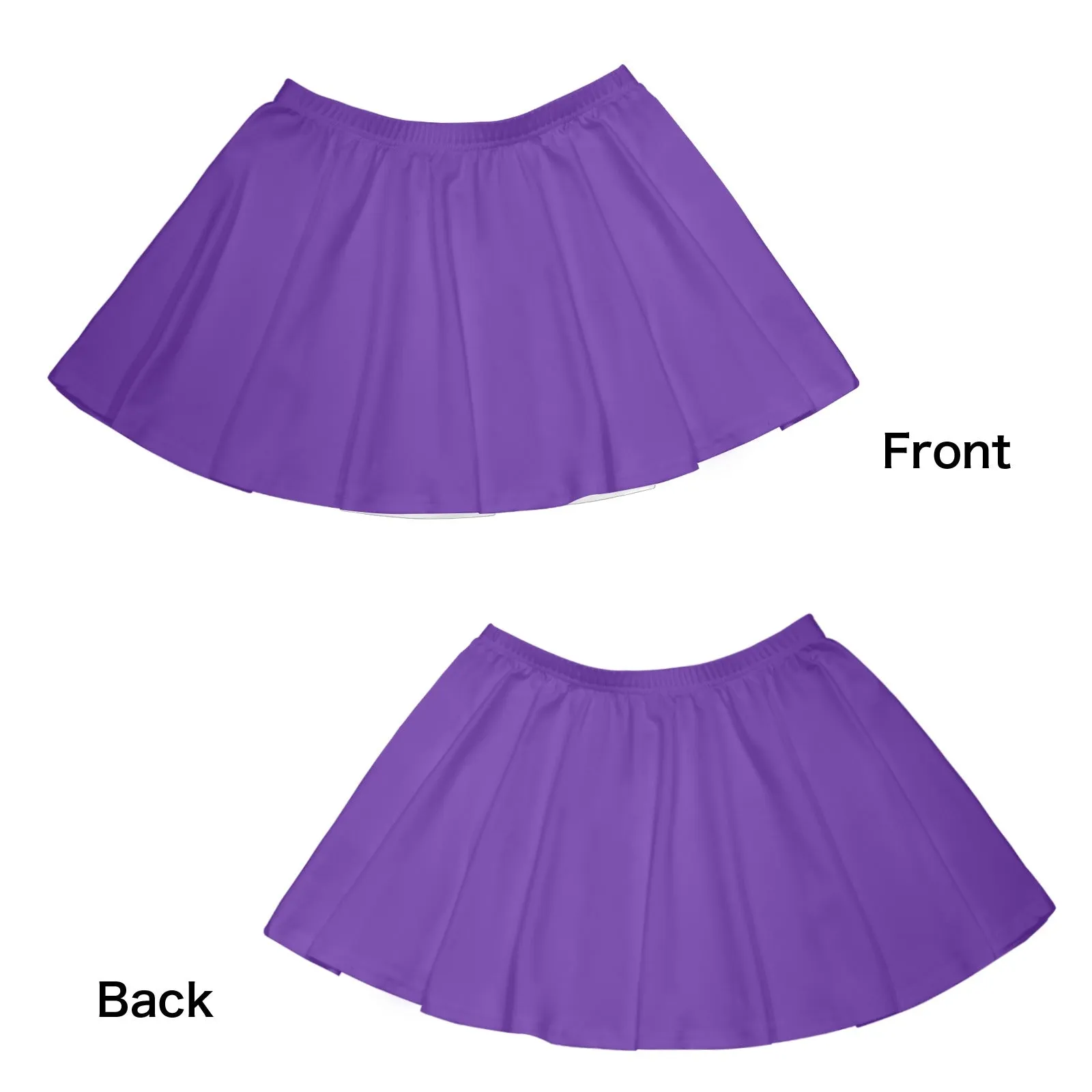 Purple Skater Skirt All Over Print Skater Skirt (Model D69)