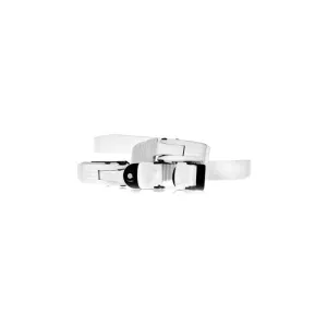 Razors Plastic Skate Buckles - White