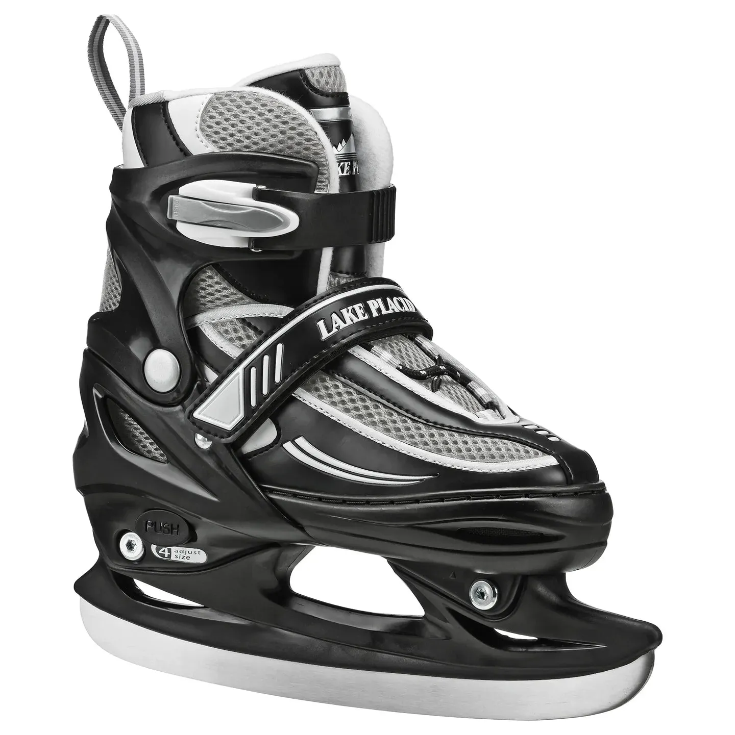 RDS Summit Boys Blk Adjustable Ice Skate