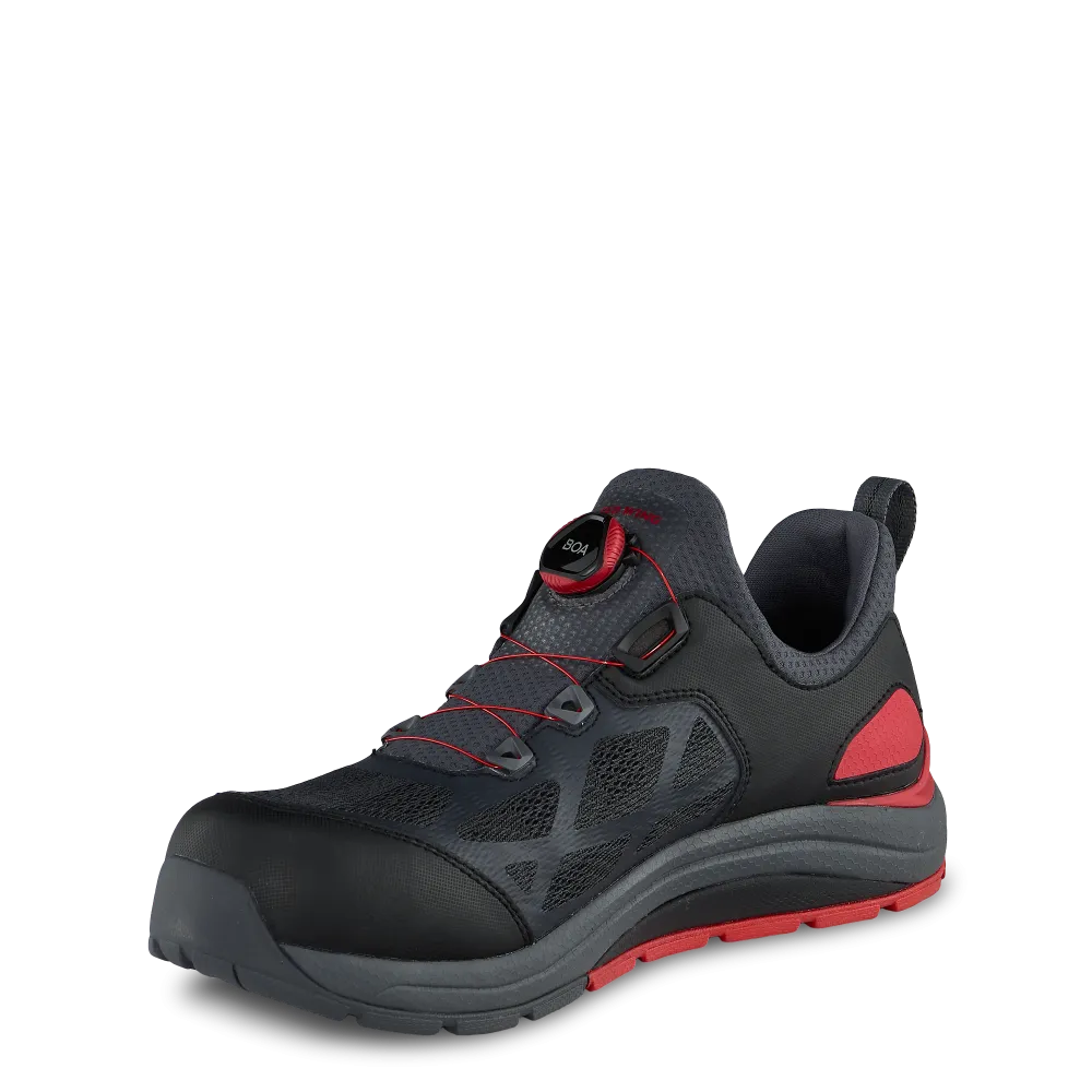 'Red Wing' Men's Cooltech™ Athletics EH Comp Toe - Black / Red