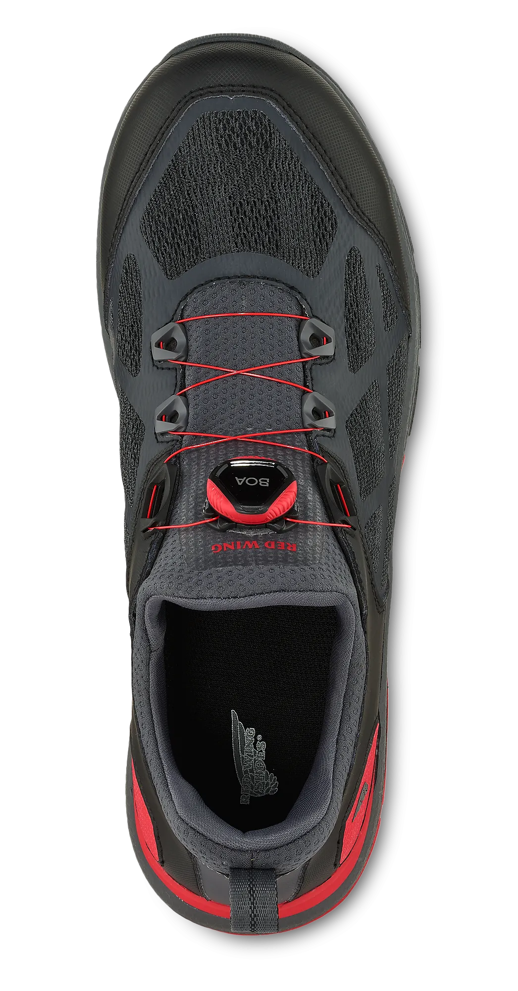 'Red Wing' Men's Cooltech™ Athletics EH Comp Toe - Black / Red