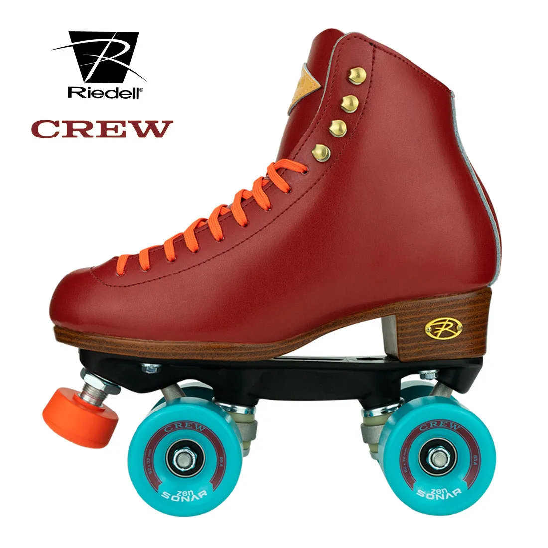 Riedell Crew Skate - Crimson