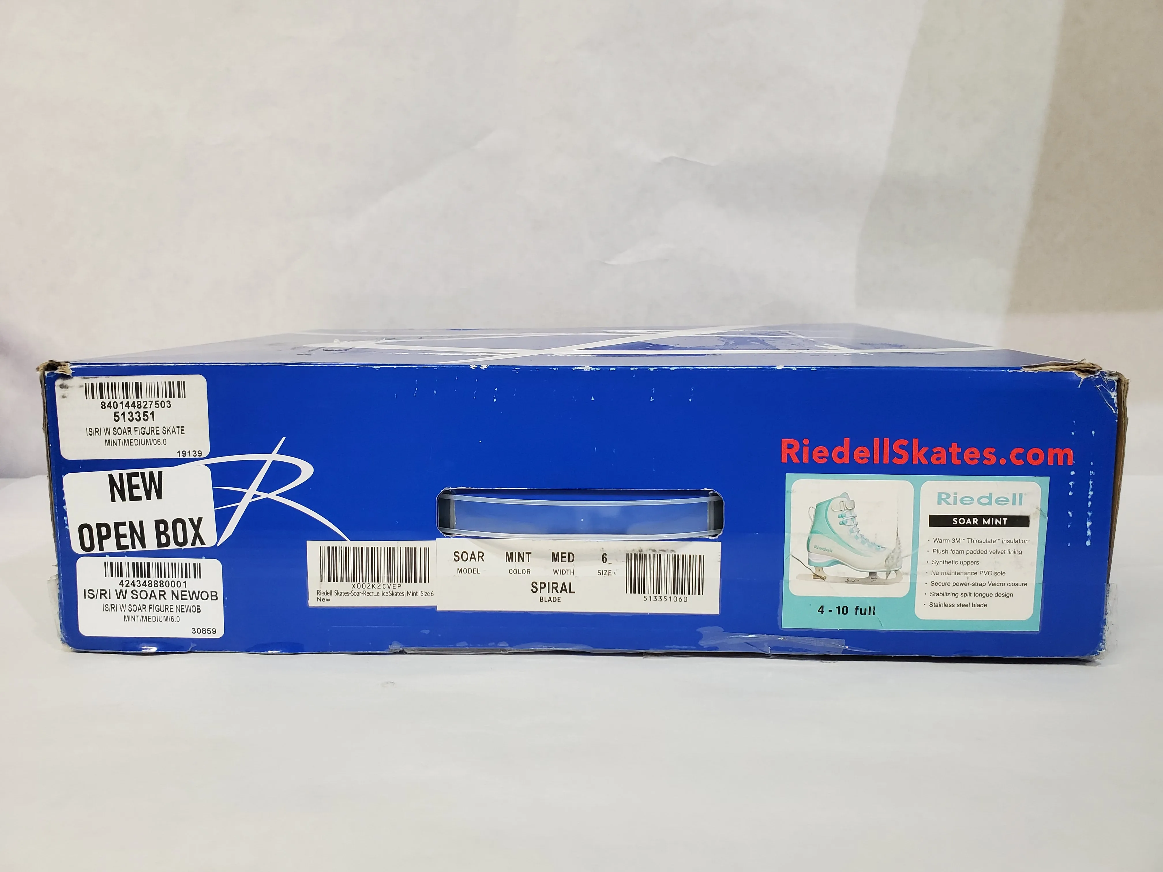 Riedell Soar Womens Figure Skates (Size 6 NEW/Open Box)