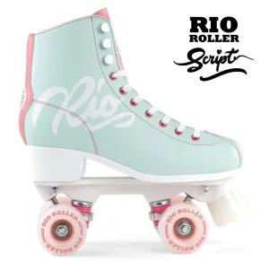 Rio Roller Script - Teal/Coral