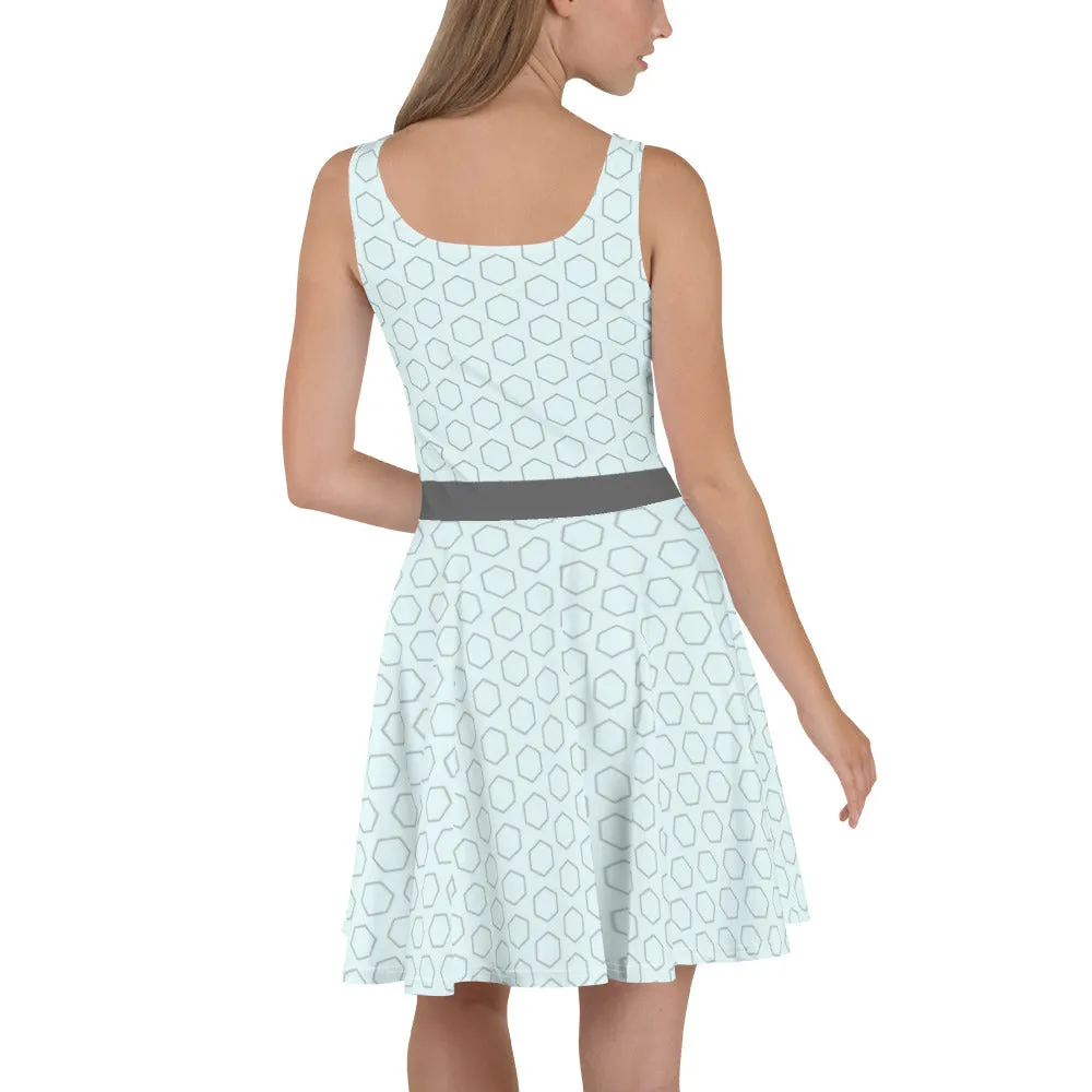 Rollacrit Logo Hex Skater Dress