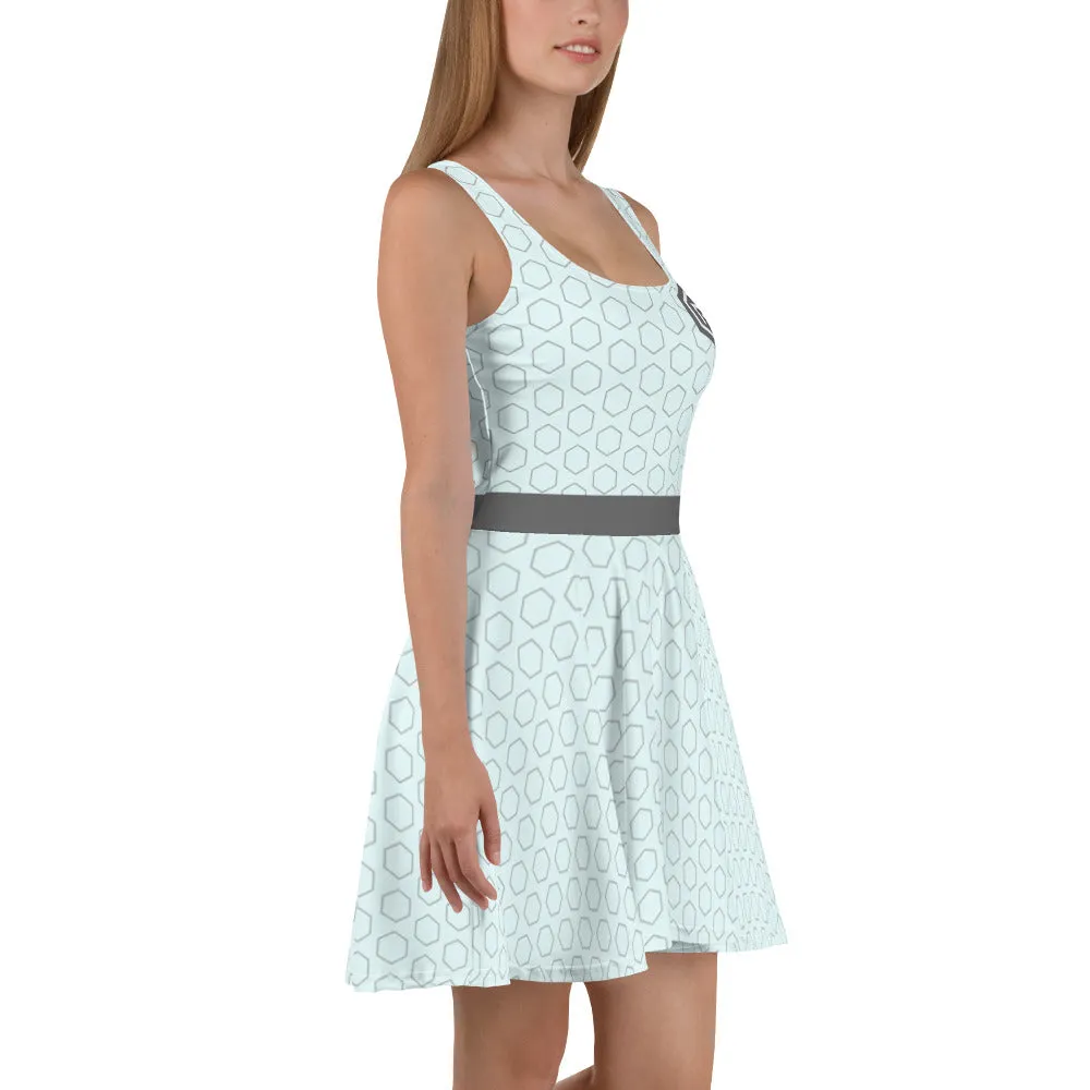 Rollacrit Logo Hex Skater Dress