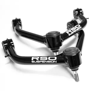 RSO Front Upper Control Arms Tubular Steel Black Powder Coated 2-4in Lift