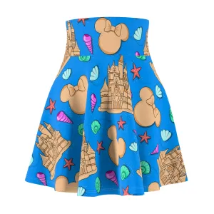 Sand Castles Women's Skater Skirt