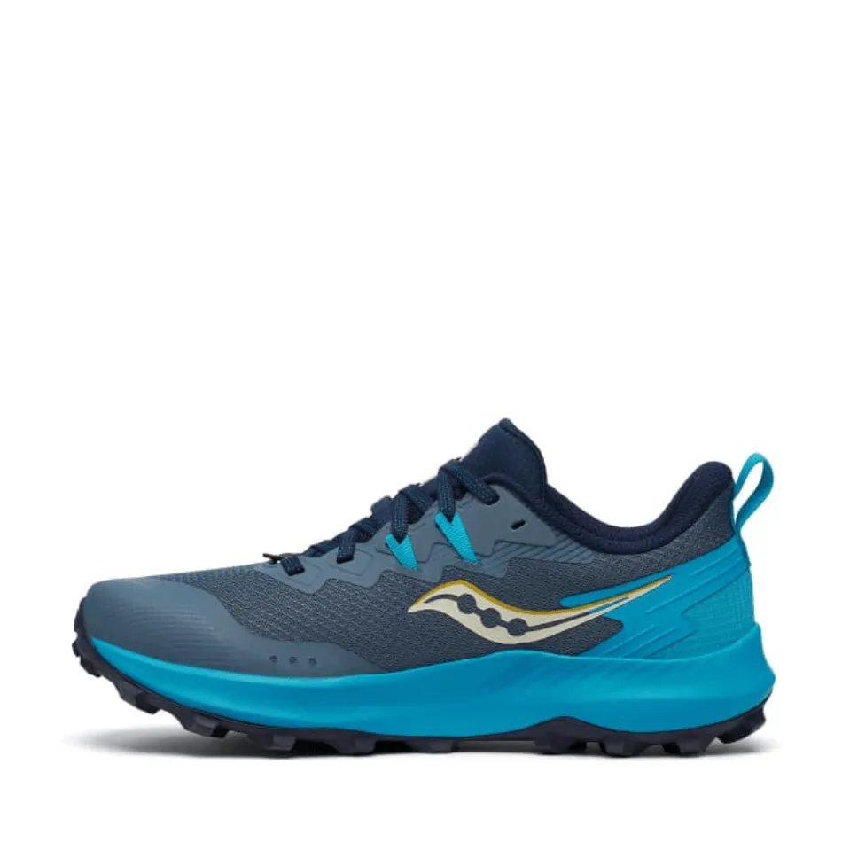 Saucony Women's Peregrine 14 Trail Running Shoes in Mirage/Viziblue