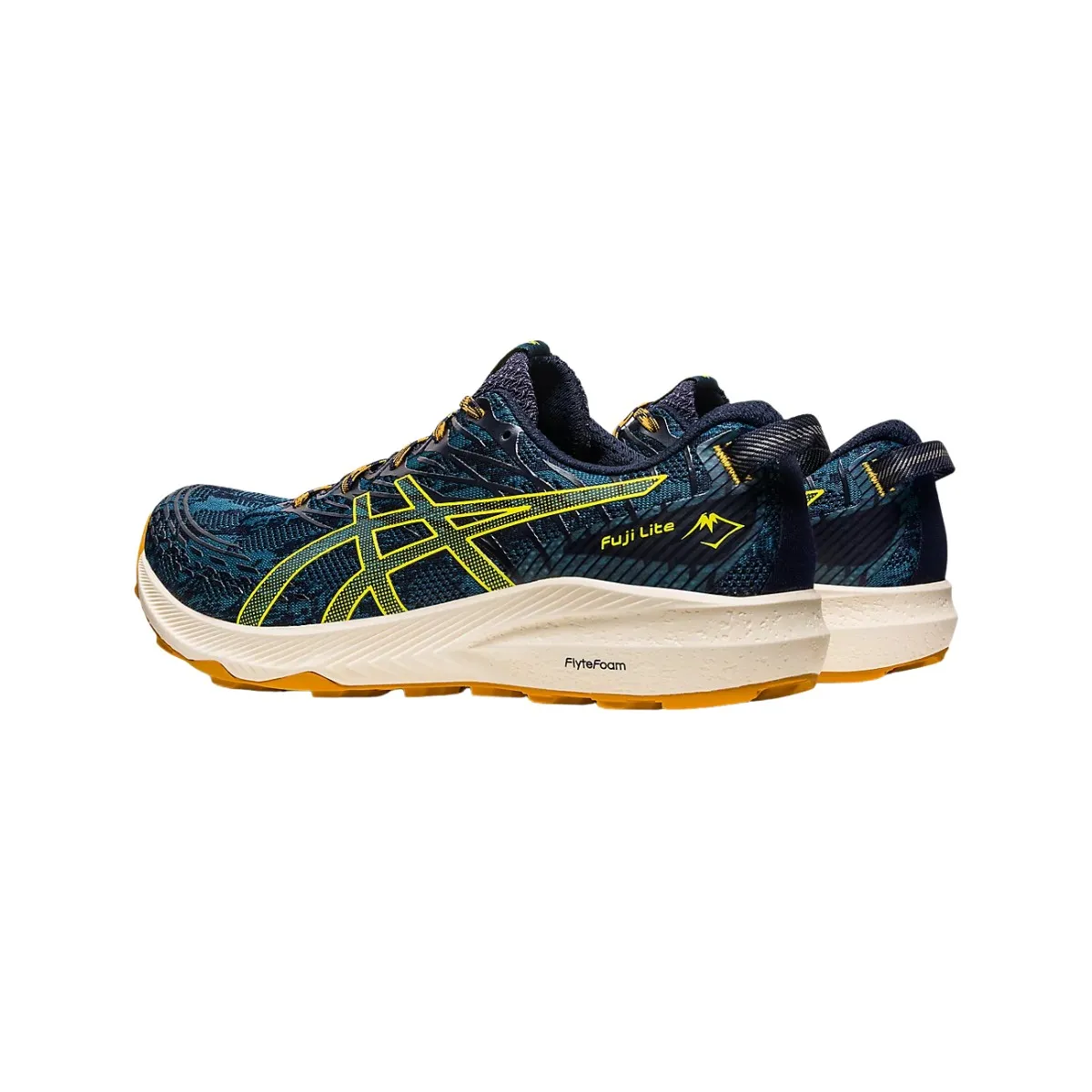 Shoes Asics Fuji Lite 3 Blue Yellow