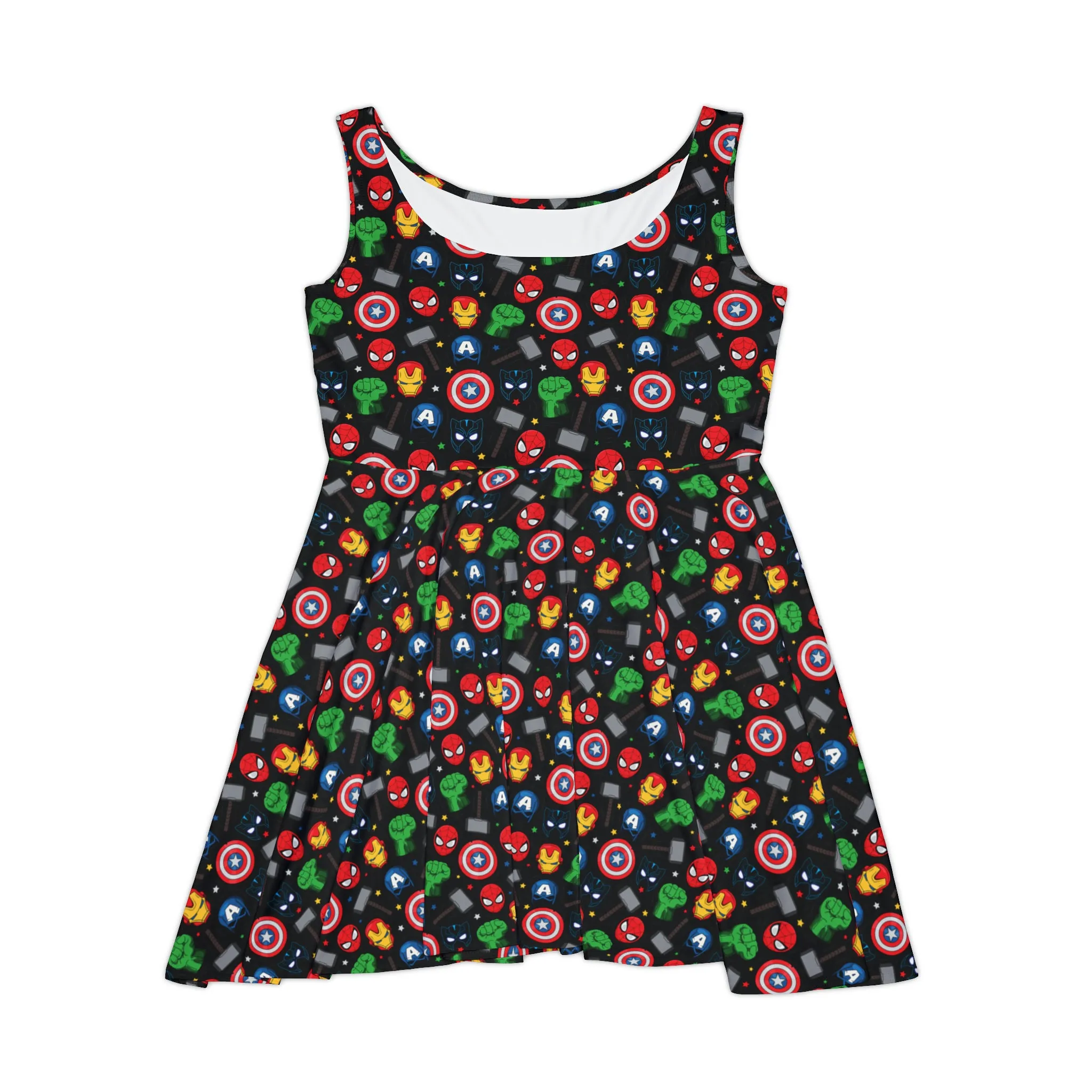 Super Heroes Women's Skater Dress