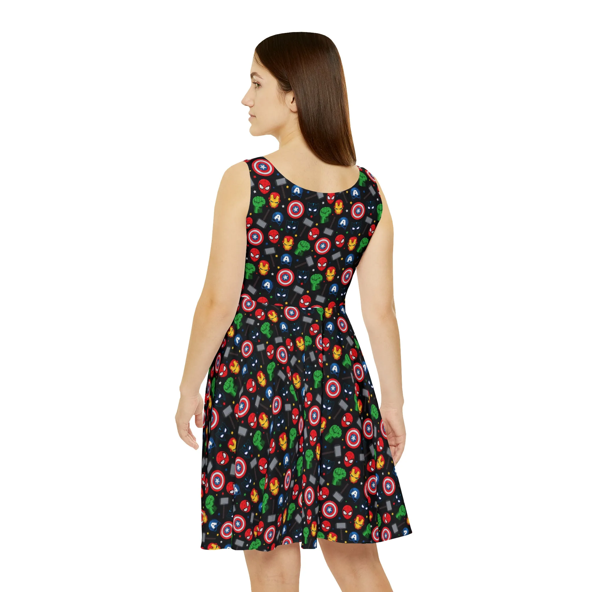 Super Heroes Women's Skater Dress