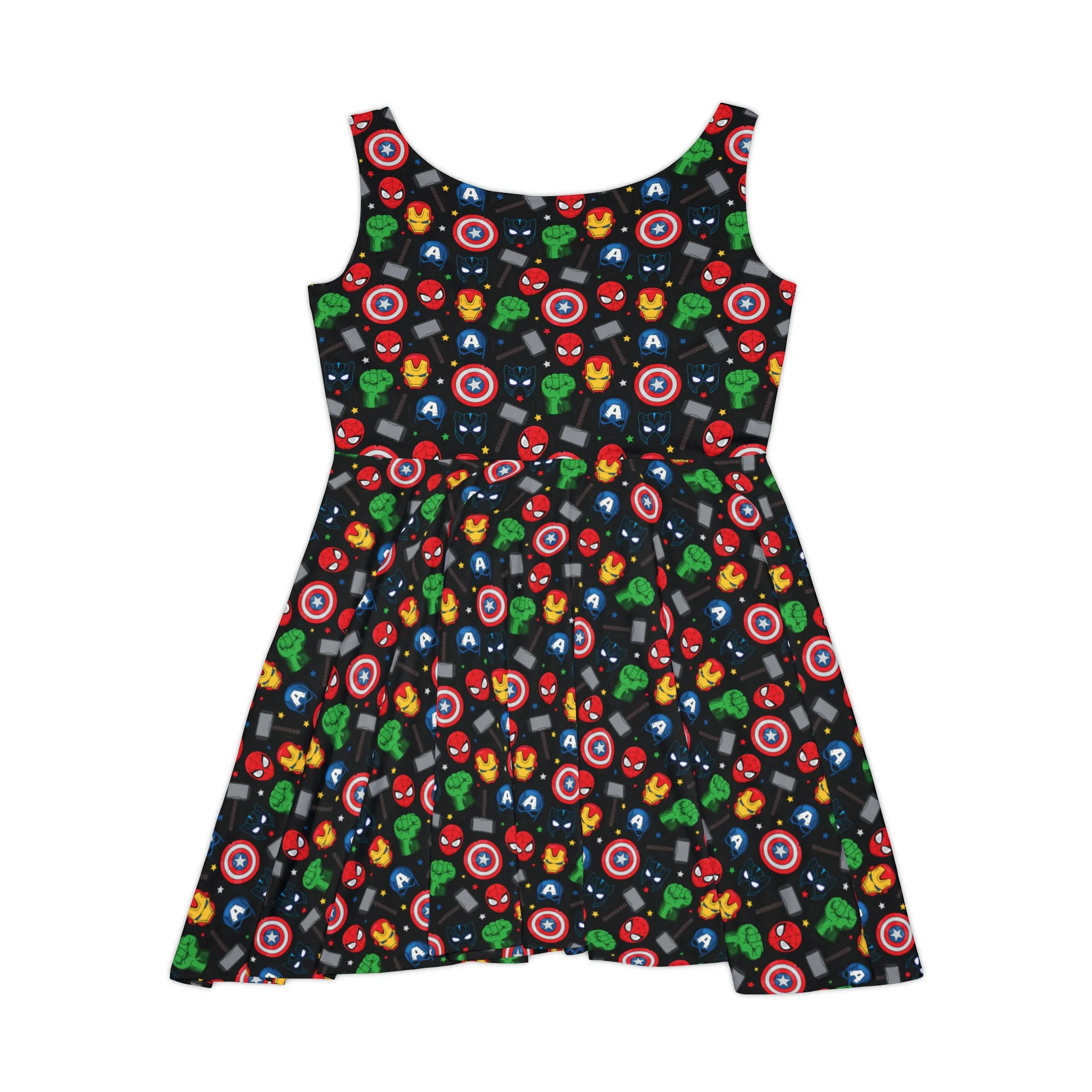 Super Heroes Women's Skater Dress