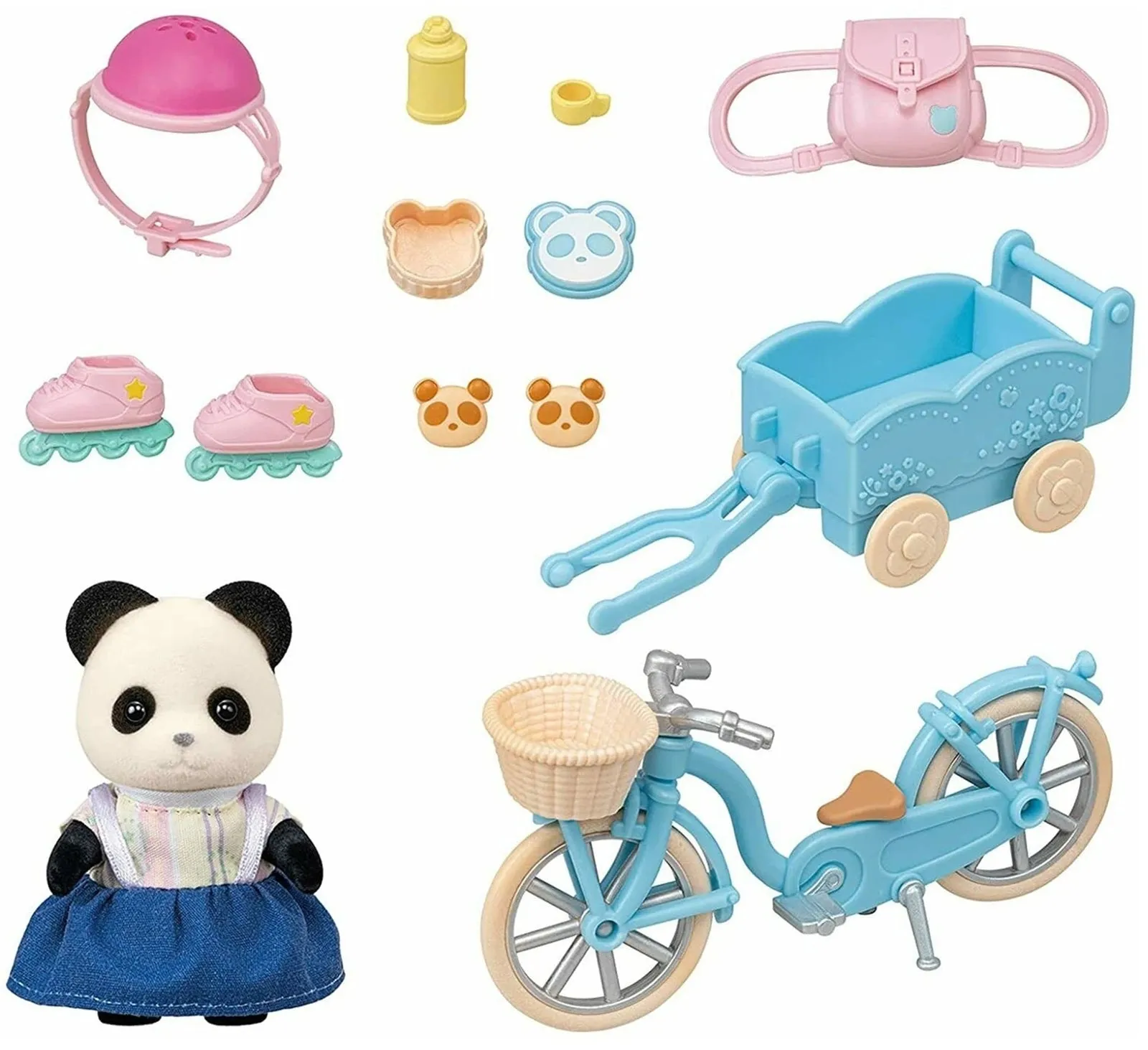 Sylvanian Families: Cycle & Skate Set - Panda Girl