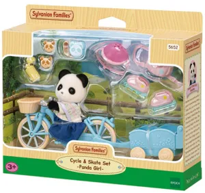 Sylvanian Families: Cycle & Skate Set - Panda Girl