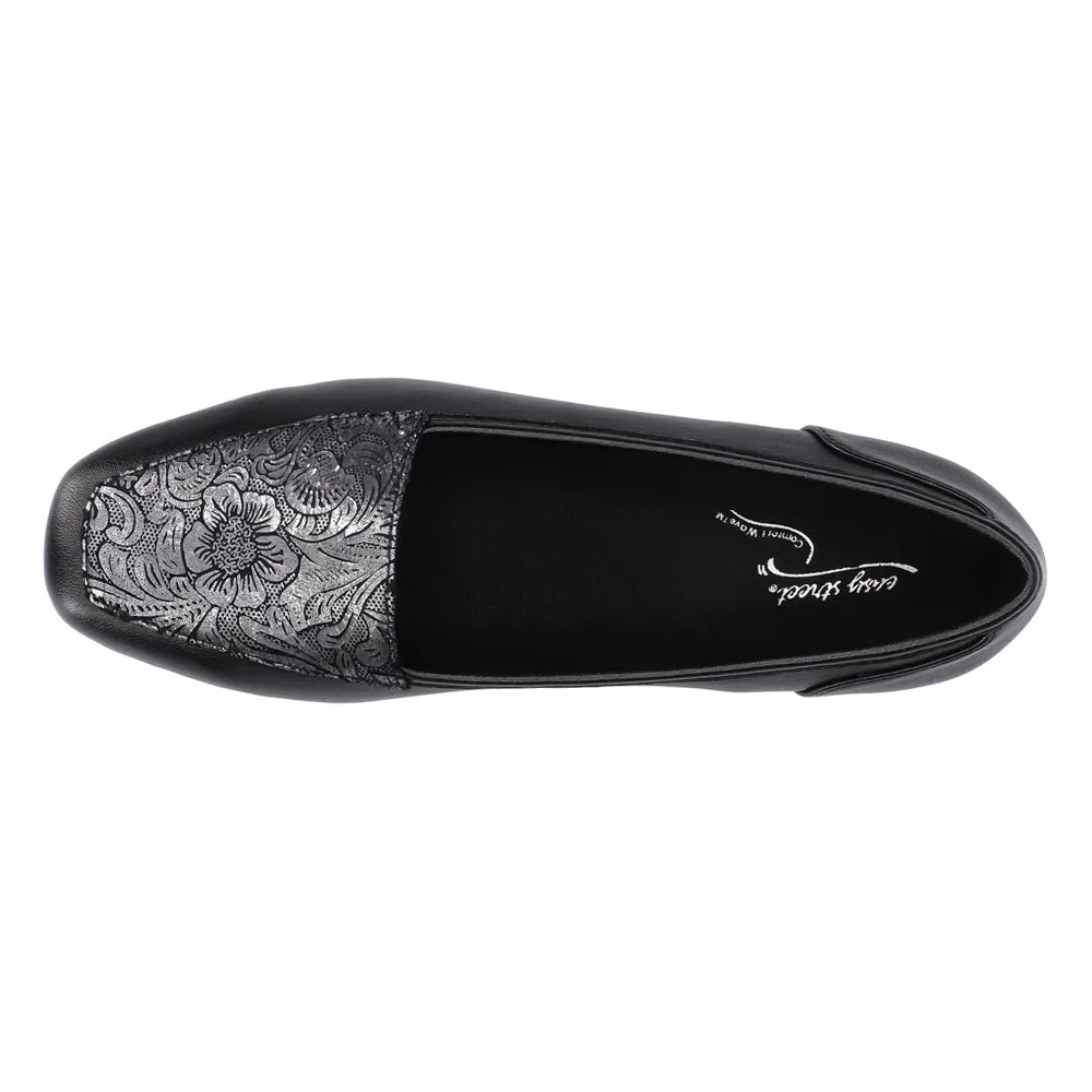 Thrill Metallic Slip On Flats