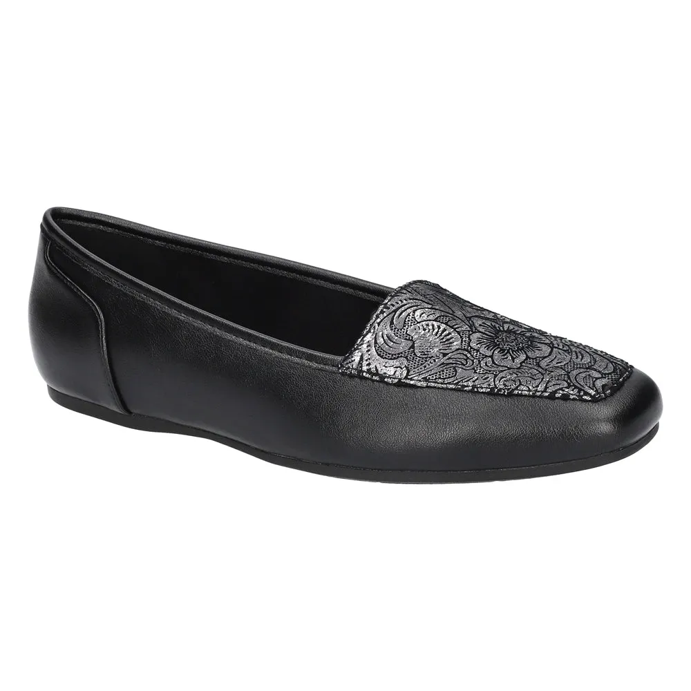 Thrill Metallic Slip On Flats