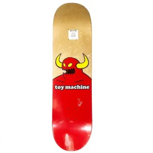 Toy Machine 8.25”x 32" Monster Natural Skateboard Deck