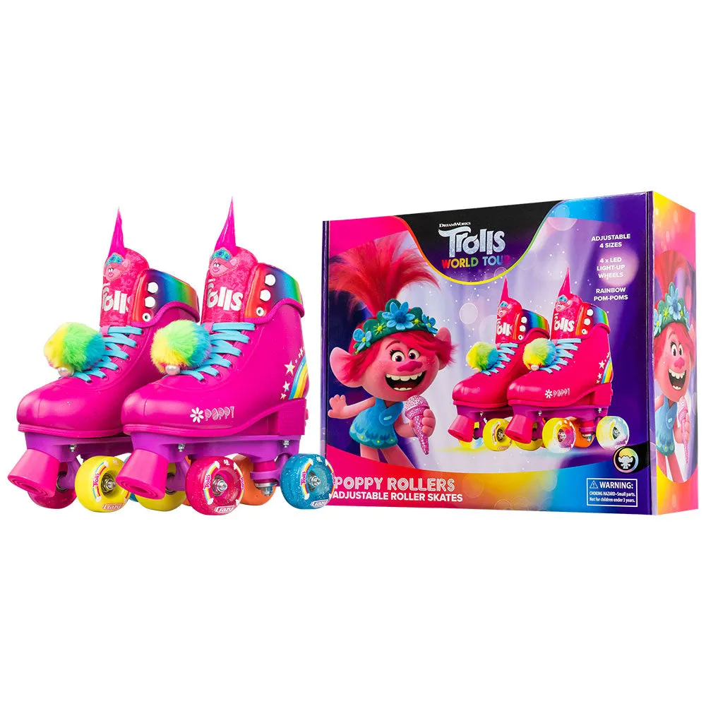 TROLLS Poppy - Size Adjustable Roller Skates