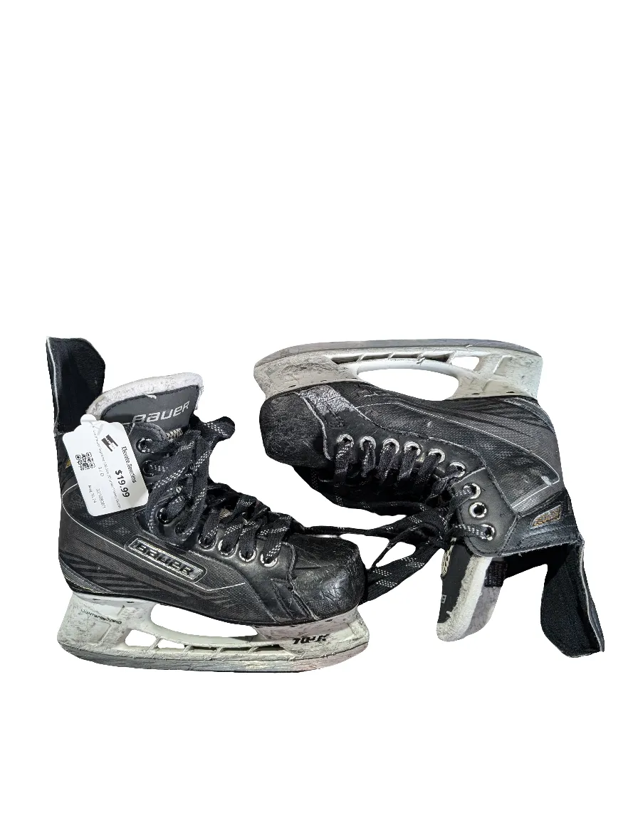 Used Bauer Supreme 150 Size 3D Junior Hockey Skates