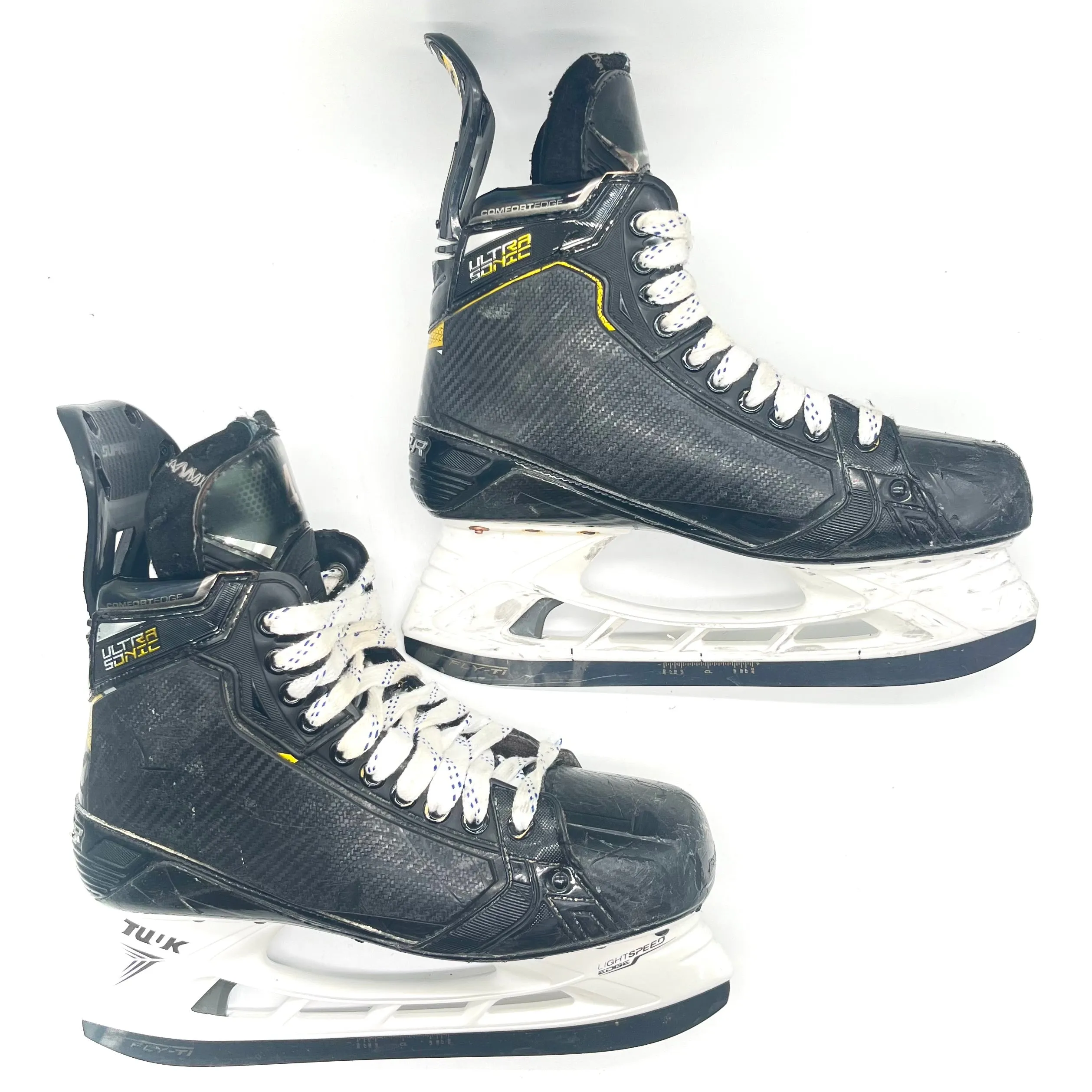 Used Bauer Supreme Ultrasonic Pro Stock Hockey Skates - Size 9D