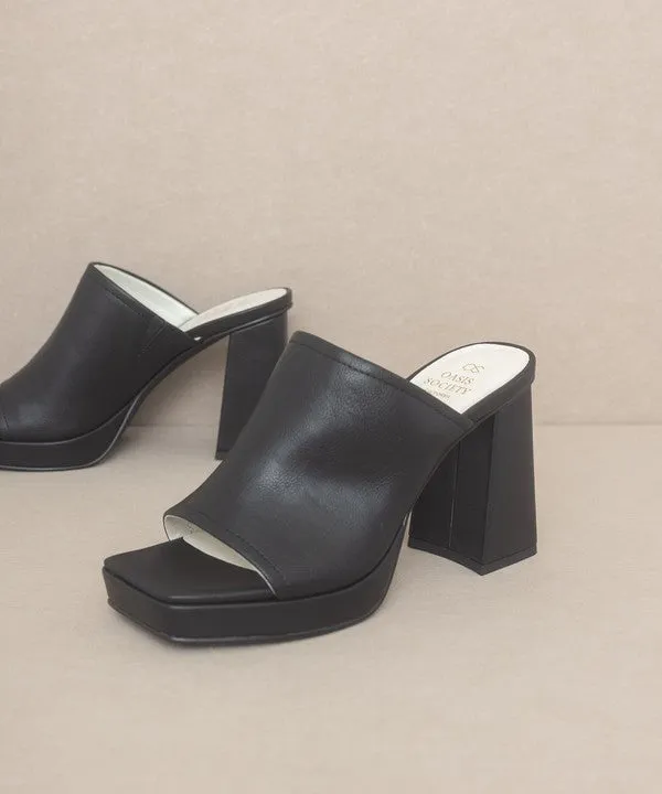 Vivienne - Slip On Platform Heels