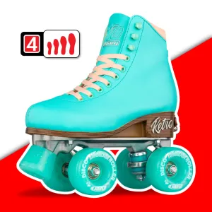 Warehouse Deal | RETRO Teal - Size Adjustable Roller Skates