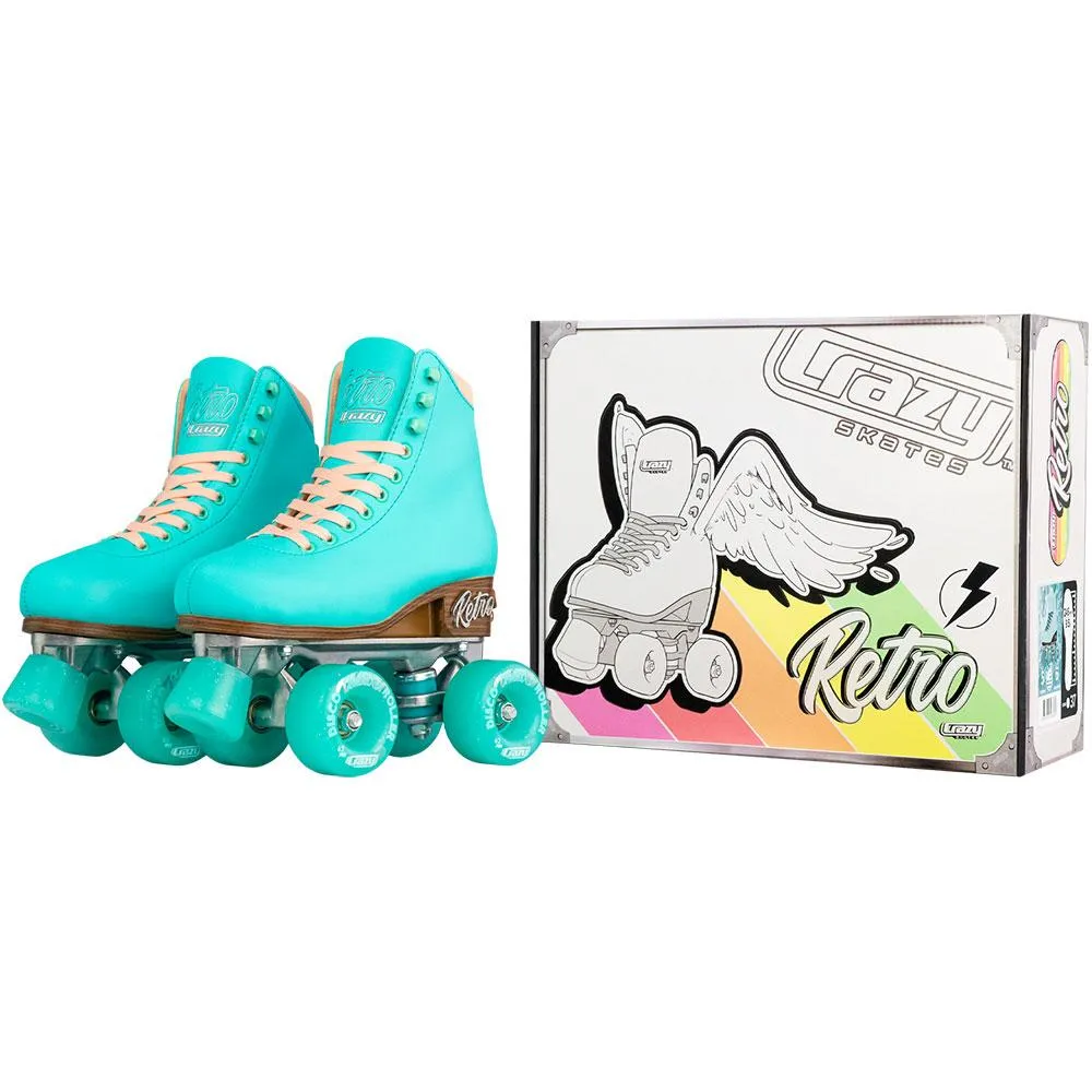 Warehouse Deal | RETRO Teal - Size Adjustable Roller Skates