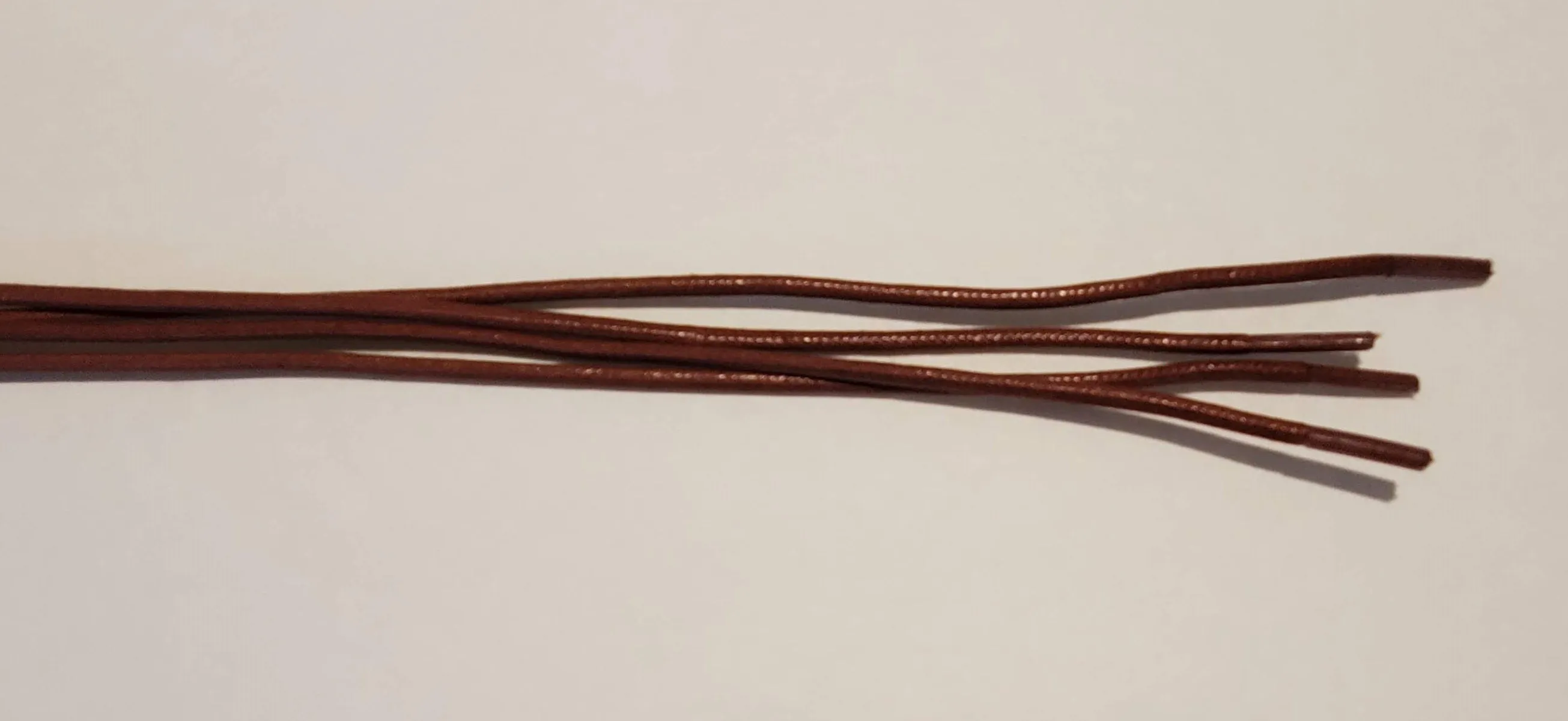 Waxed Cotton Dress Shoelaces