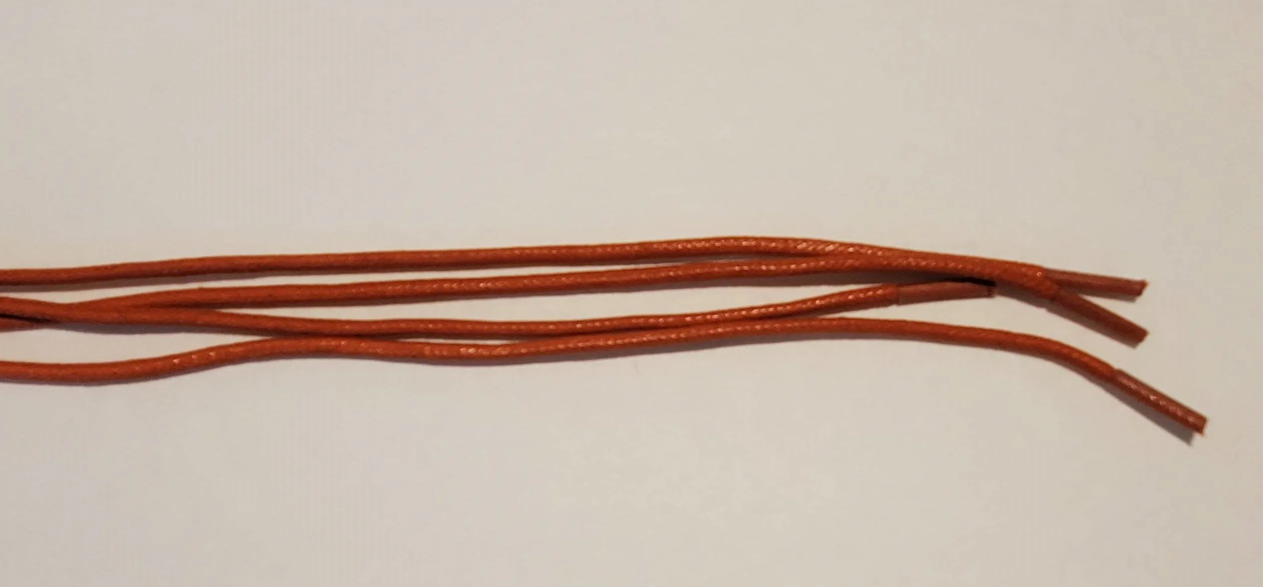 Waxed Cotton Dress Shoelaces