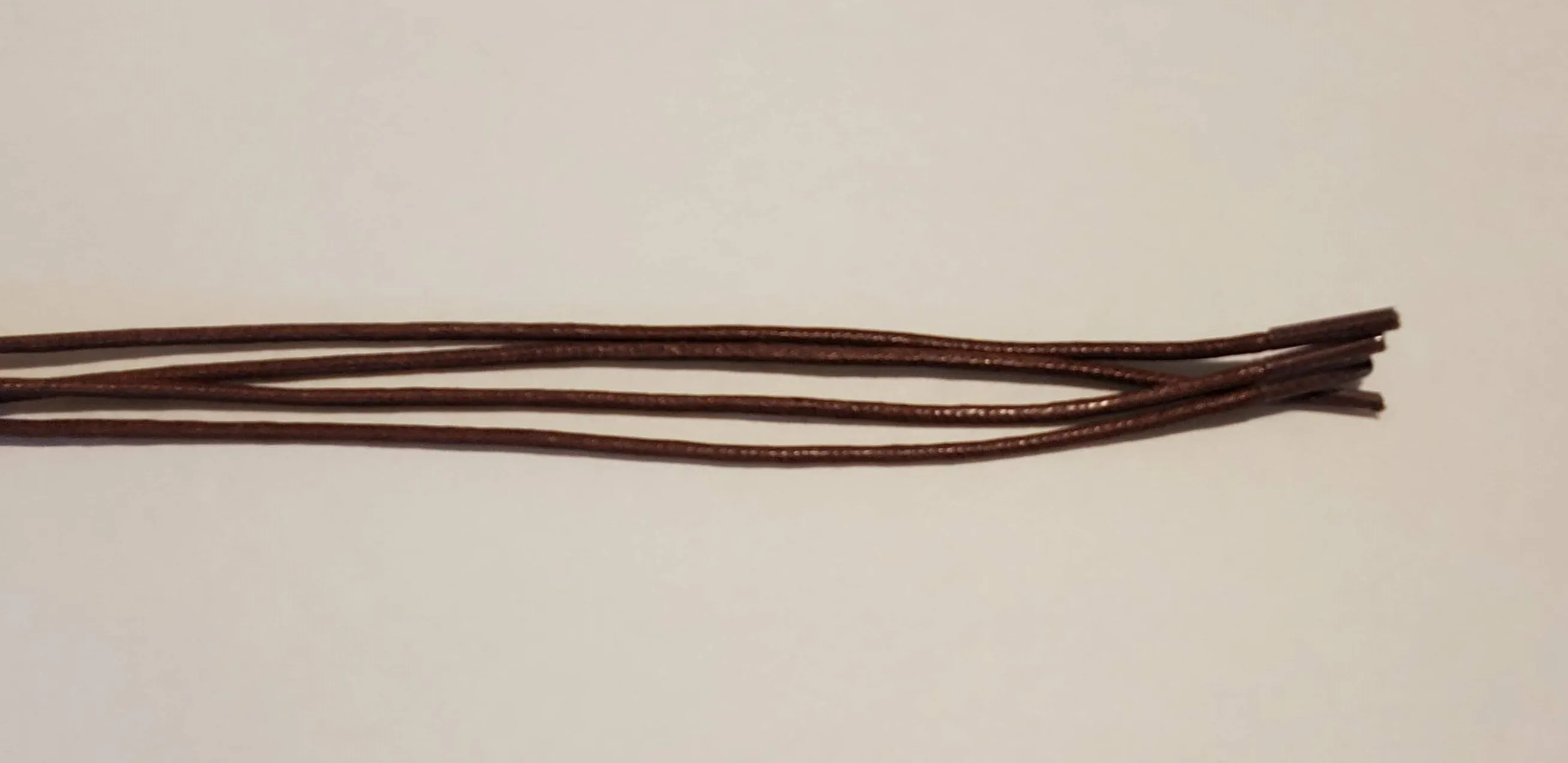 Waxed Cotton Dress Shoelaces