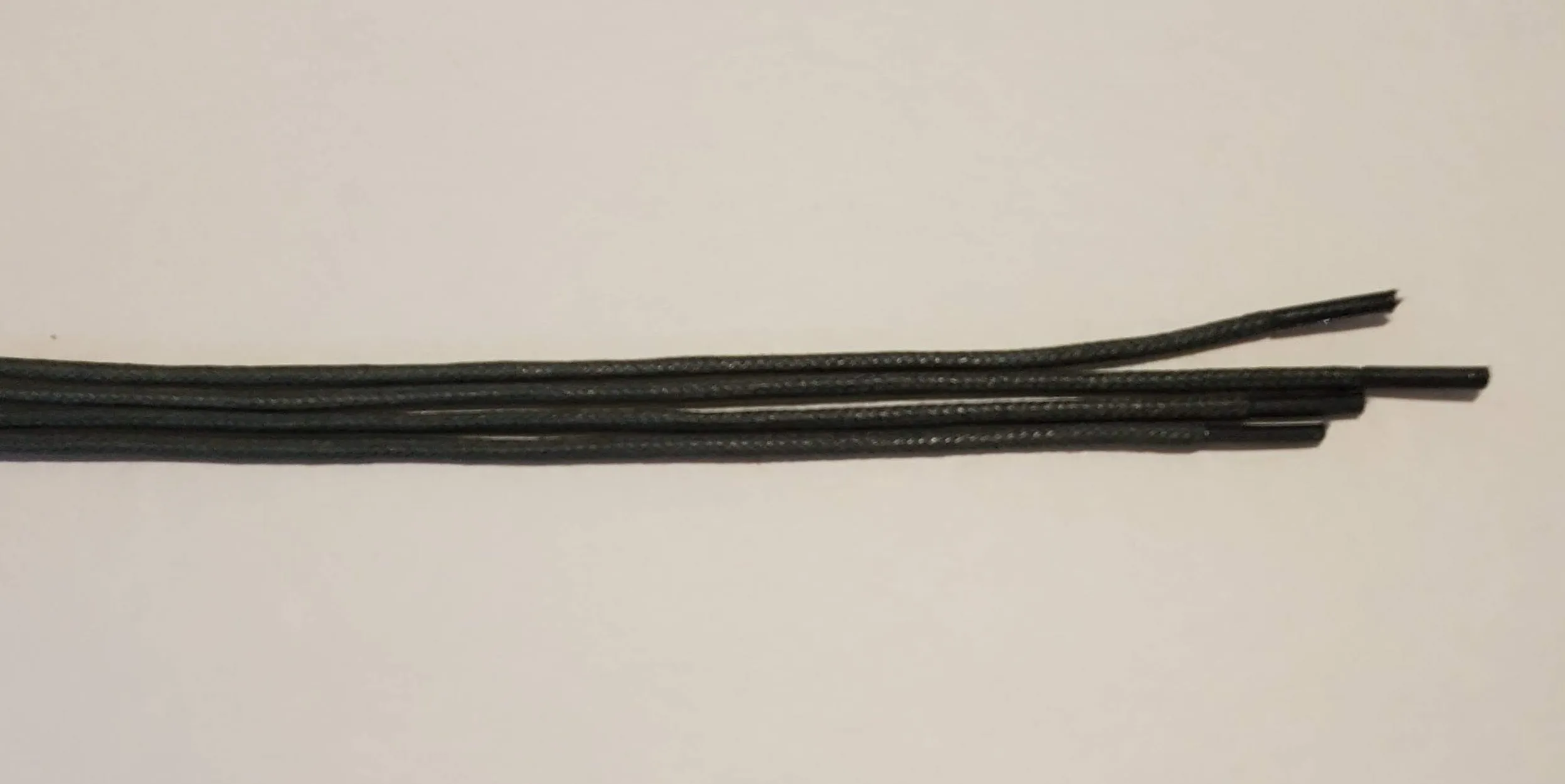 Waxed Cotton Dress Shoelaces