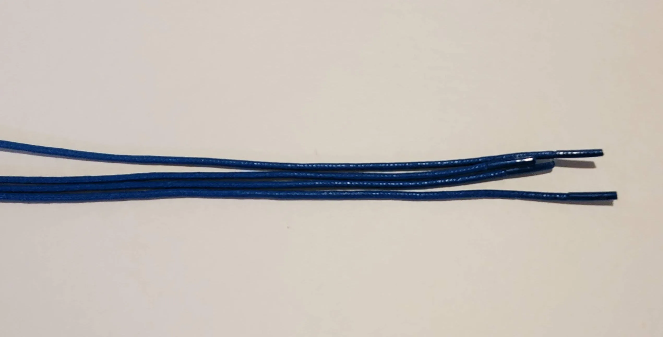 Waxed Cotton Dress Shoelaces