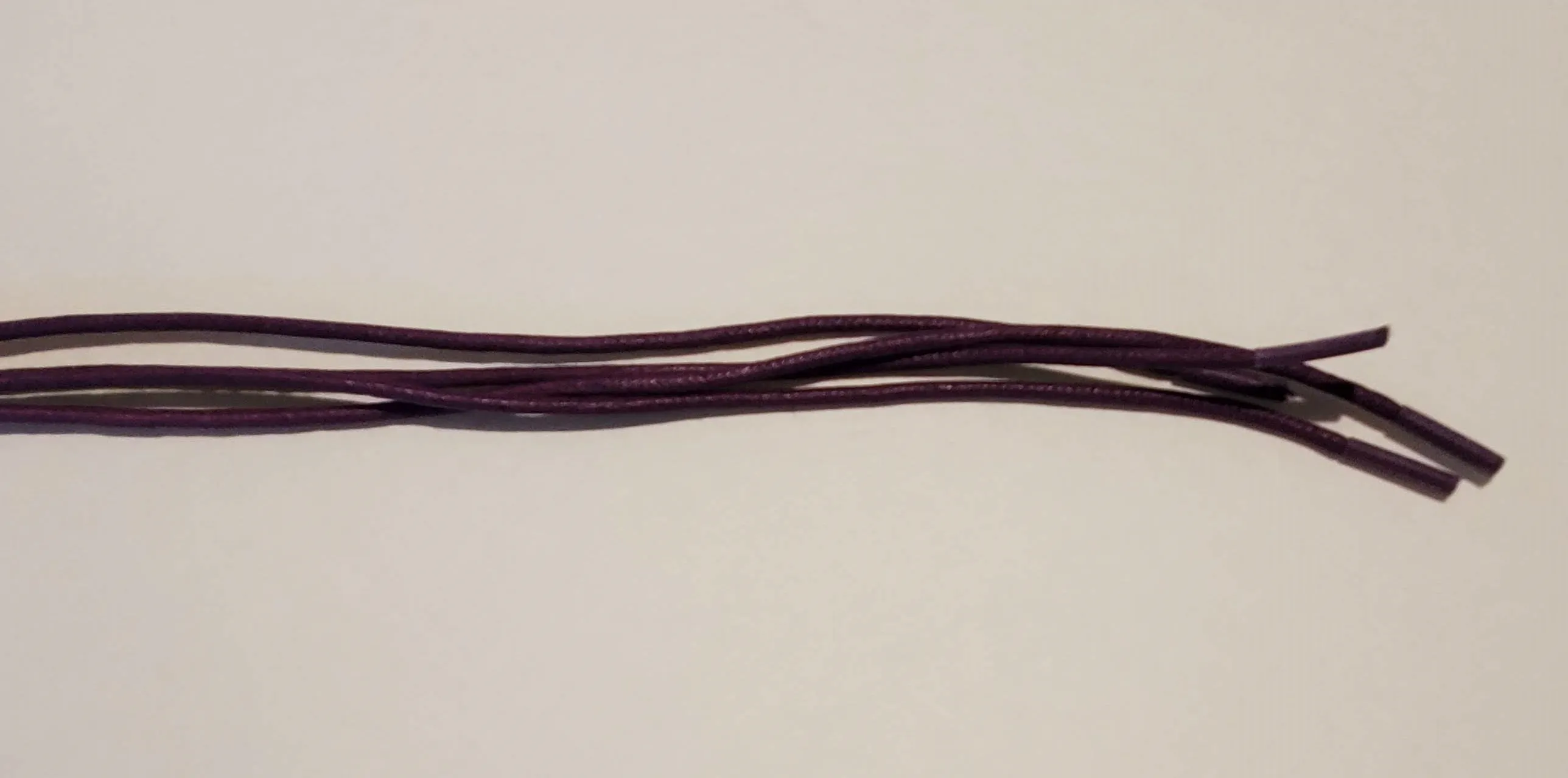 Waxed Cotton Dress Shoelaces