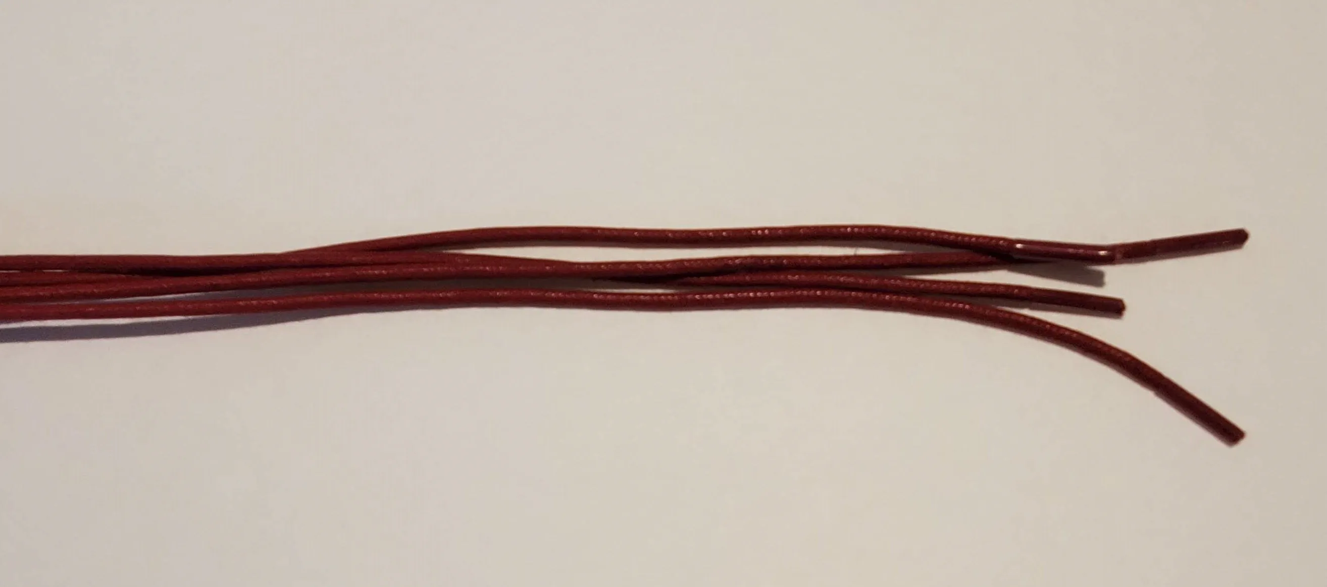 Waxed Cotton Dress Shoelaces