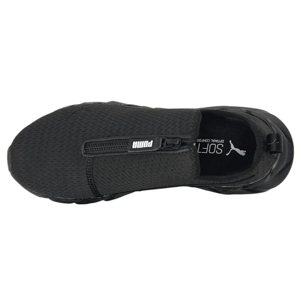 Weave Zip Slip On Training Shoes