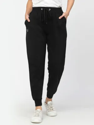 Women's Cotton Regular Fit Joggers Track Pants with 2 Pockets