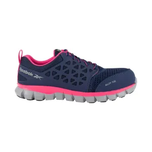 Women's Sublite Cushion Alloy-Toe Athletic Work Shoe Blue/Pink