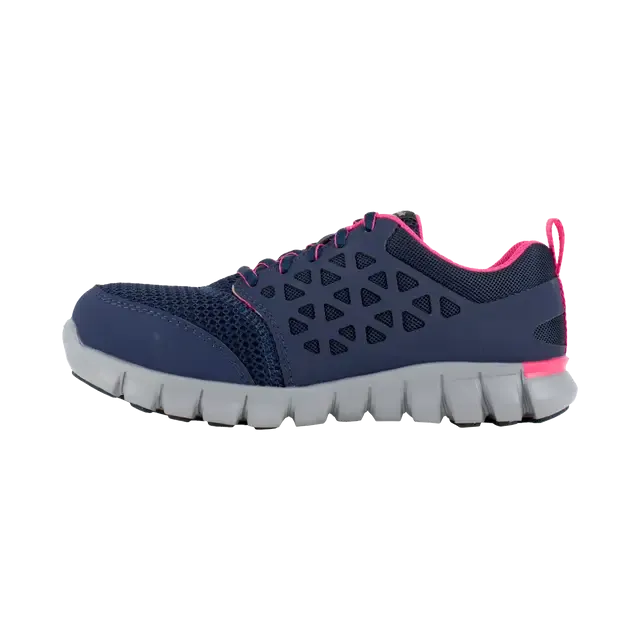 Women's Sublite Cushion Alloy-Toe Athletic Work Shoe Blue/Pink